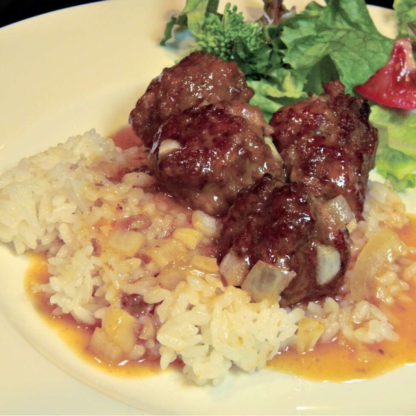 Maple Mustard Meatballs