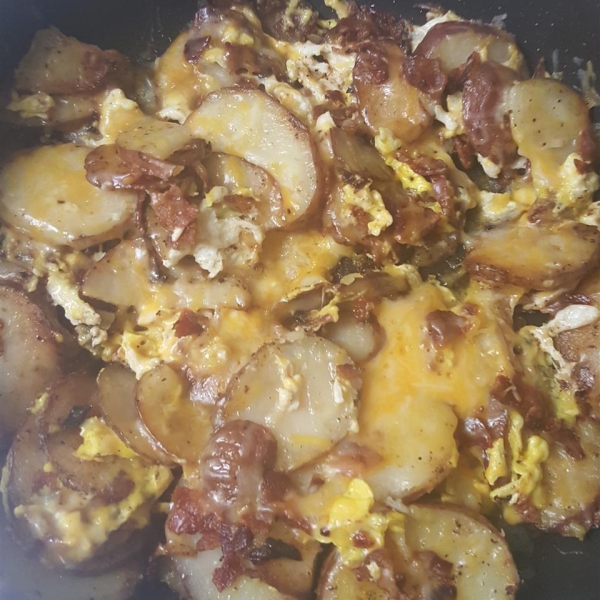 Cheesy Fried Potatoes