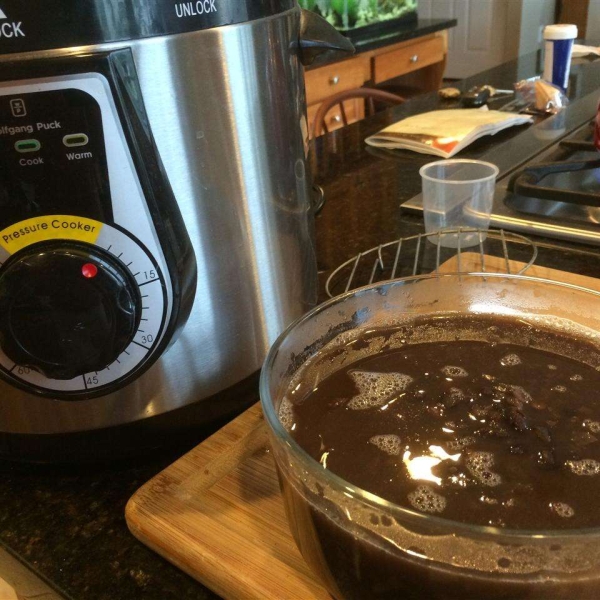 Pressure Cooker Black Beans
