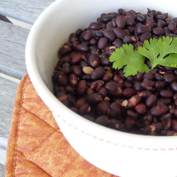 Pressure Cooker Black Beans
