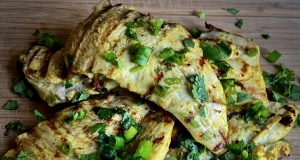 Grilled Curry-Coconut Chicken Breast