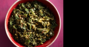 Winter Greens with Chipotle Broth