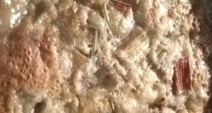 Rhubarb Buttermilk Pudding