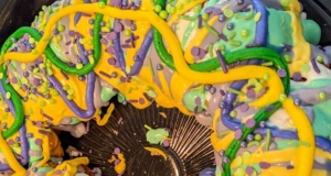 Super Easy Mardi Gras King Cake