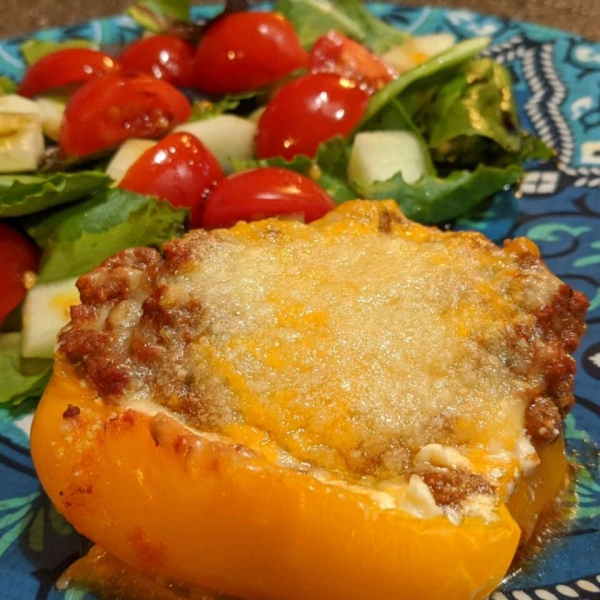 Lasagna Pepper Boats