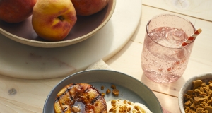 Grilled Peaches with Gingersnaps