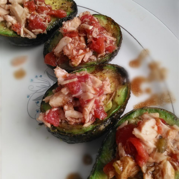 Gluten Free and Paleo Tuna Avocado Cups