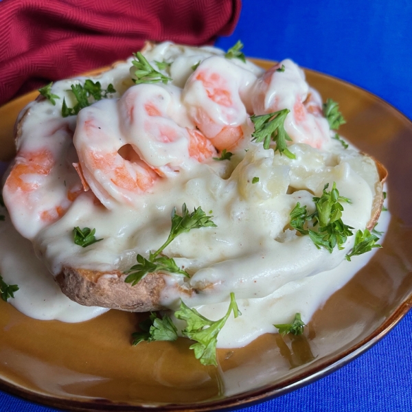 Shrimp-Stuffed Baked Potatoes