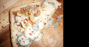 Blue Cheese Walnut Toasts