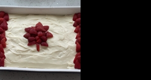 Canadian Flag Cake