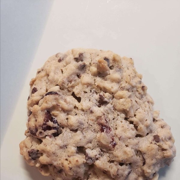 Lactation Cookies with Chocolate and Cranberries
