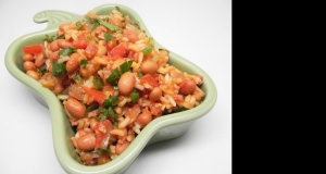 Spanish Rice and Beans with Bacon
