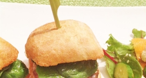 Feta and Olive Lamburgers