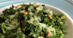 Kale Salad with Pineapple Dressing