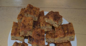 Savory Stilton and Walnut Bread Pudding