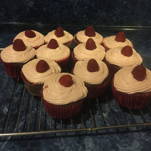Chocolate Raspberry Cupcakes