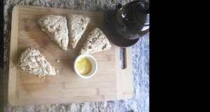 Pecan, Lemon, Ginger, Hemp, and Chia Scones