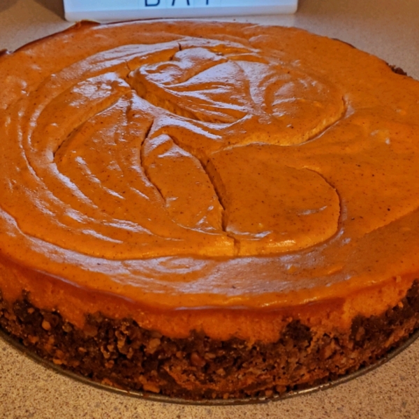 Pumpkin Swirl Cheesecake