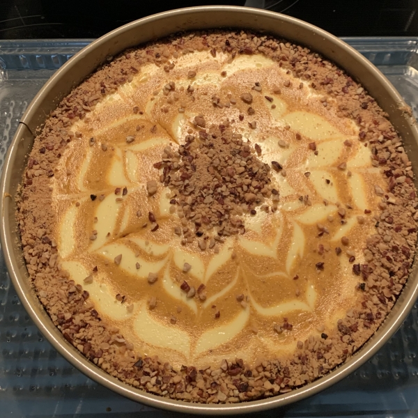 Pumpkin Swirl Cheesecake