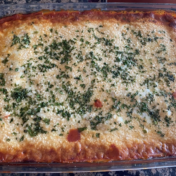 Spinach Cheese Manicotti