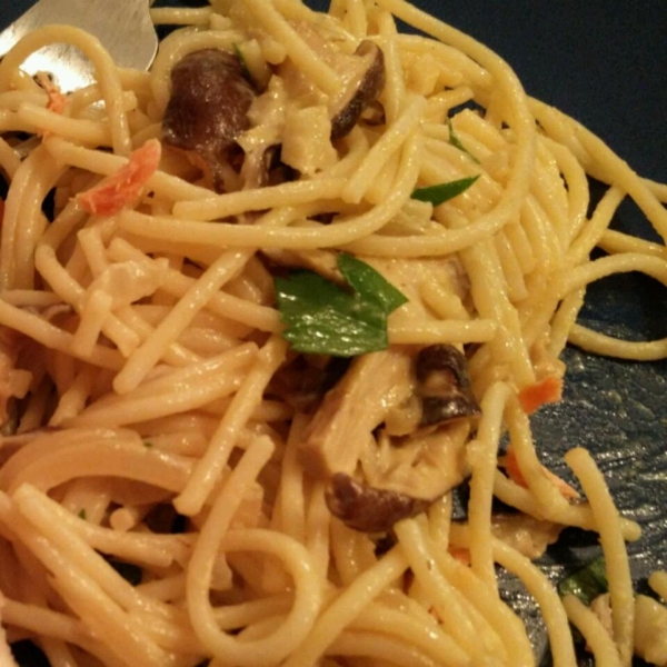 Shiitake Angel Hair Pasta