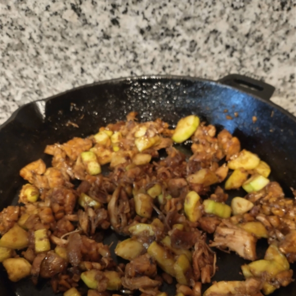 Yellow Squash and Tofu Stir Fry