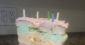 Rainbow Sherbet Cake