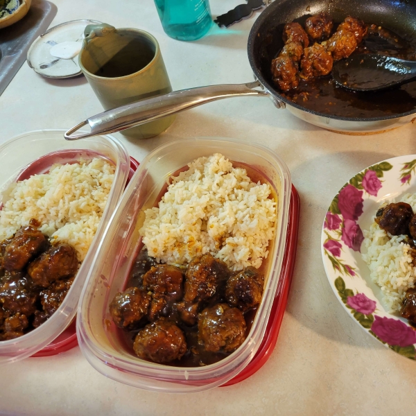 Korean Barbecue-Style Meatballs