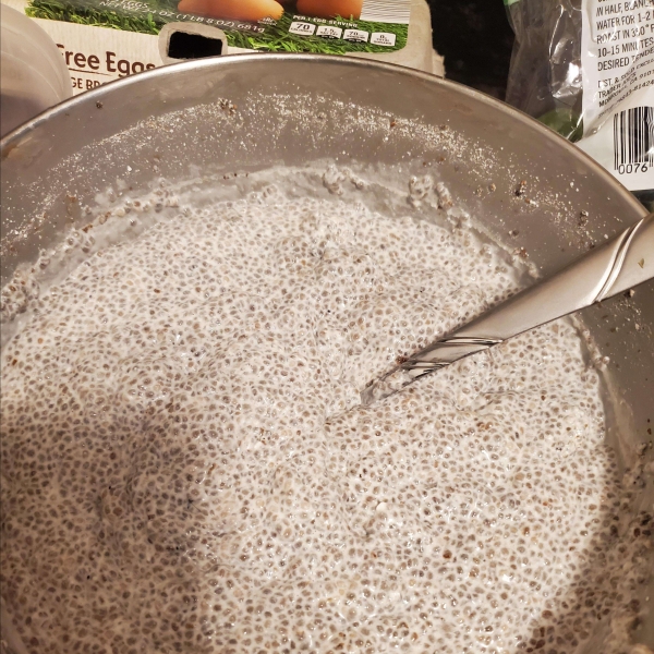 Chia Coconut Pudding with Coconut Milk