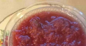Slow-Cooker Apple Raspberry Sauce