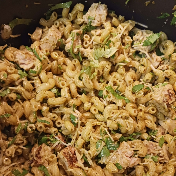 Teena's Spicy Pesto Chicken and Pasta