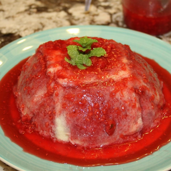 Raspberry Summer Pudding (English Style)