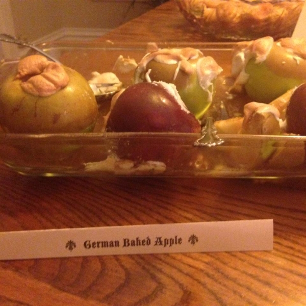 Real German Baked Apples
