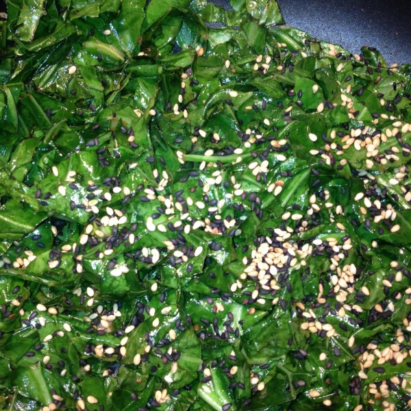 Easy Japanese-Style Vegan Collard Greens