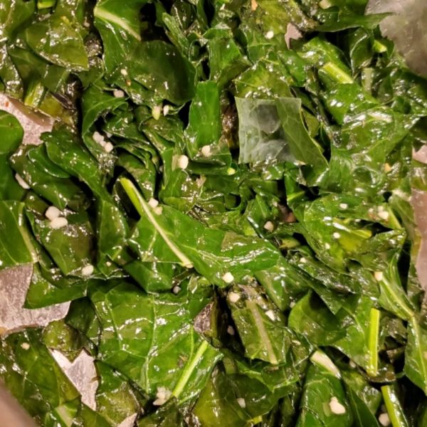 Easy Japanese-Style Vegan Collard Greens