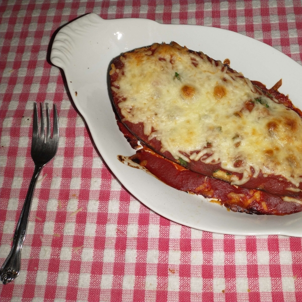 Stuffed Eggplant Parmesan