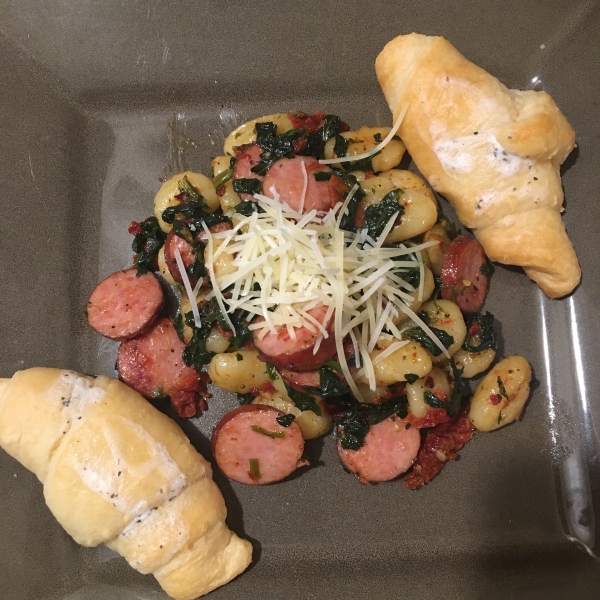 Smoked Sausage Gnocchi with Sun-Dried Tomatoes