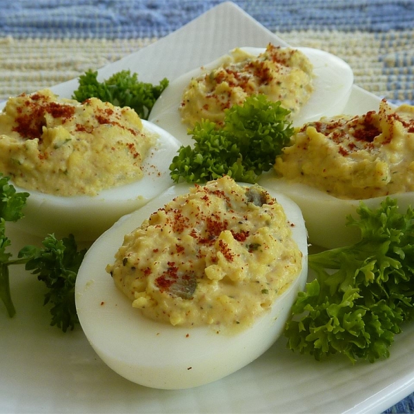 Kimberly's Curried Deviled Eggs