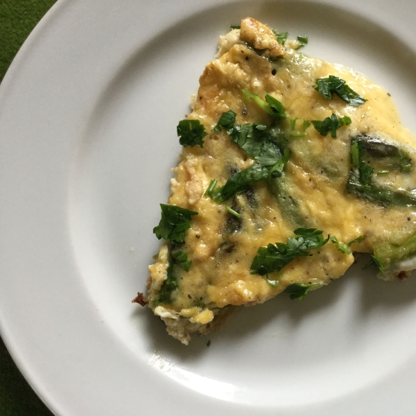 Easy Asparagus Frittata