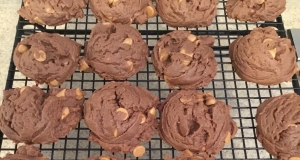 Chocolate Peanut Butter Pudding Cookies