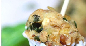 Fried Tofu Lentil Bites