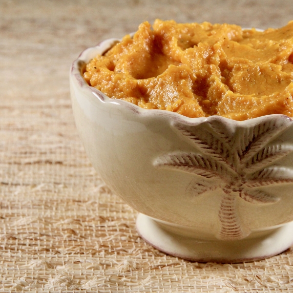 Mashed Sweet Potatoes with Goat Cheese