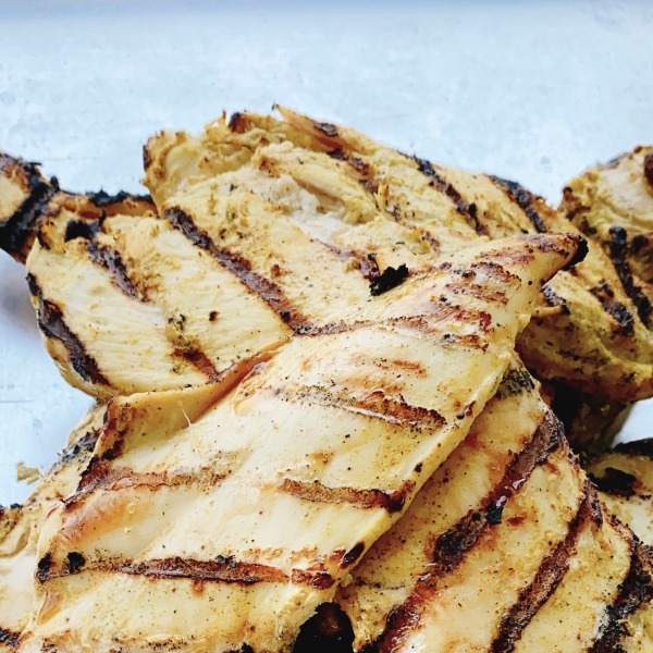 Grilled Curry Chicken Breasts