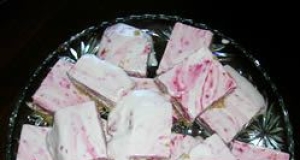 Frozen Raspberry Swirl Cheesecake Squares