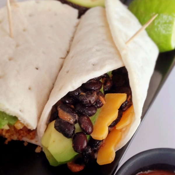 My First Easy Cheesy Mexican Roll-Up