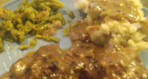 Mushroom-Smothered Beef Burgers