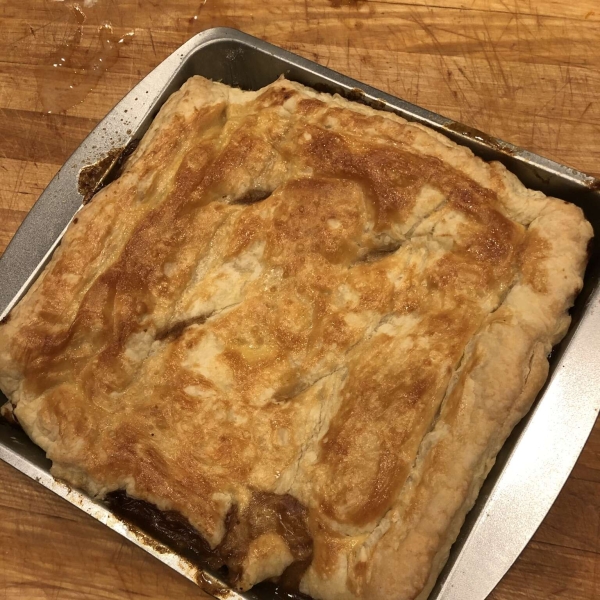 Beef, Mushroom, and Guinness Pie