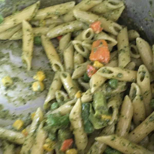 Peas and Pesto Pasta Primavera