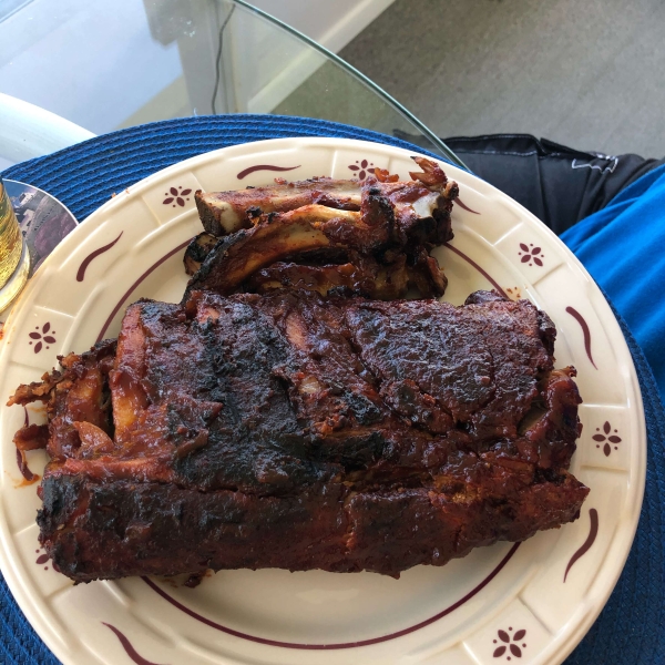 Scott Hibb's Amazing Whisky Grilled Baby Back Ribs