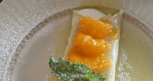 Lemon and Mandarin Orange Cream Cheese Crepes